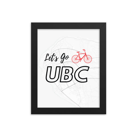 Let's Go UBC Framed Poster