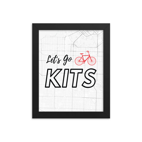 Let's Go Kits Framed Poster